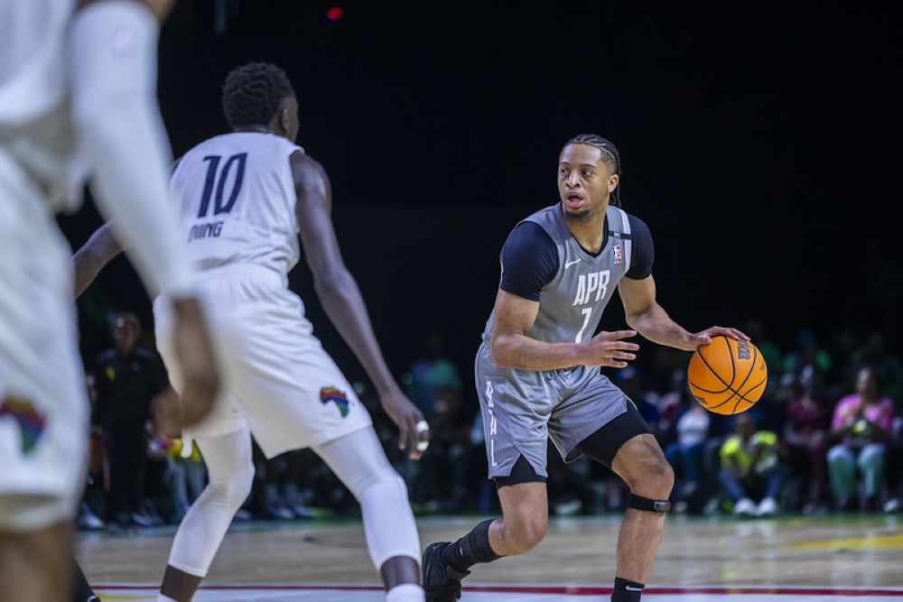 APR point guard Obadiah Noel rose to the occasion to guide his side to the BAL Playoffs in Pretoria, South Africa- Photo by Olivier Mugwiza