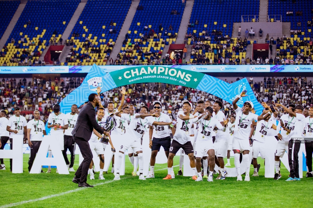APR FC were crowned champions of Rwanda for a record-extending 23rd time-courtesy