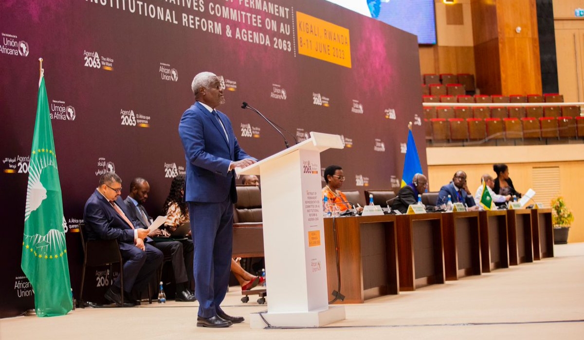 Former African Union Commission Chairperson Moussa Faki Mahamat