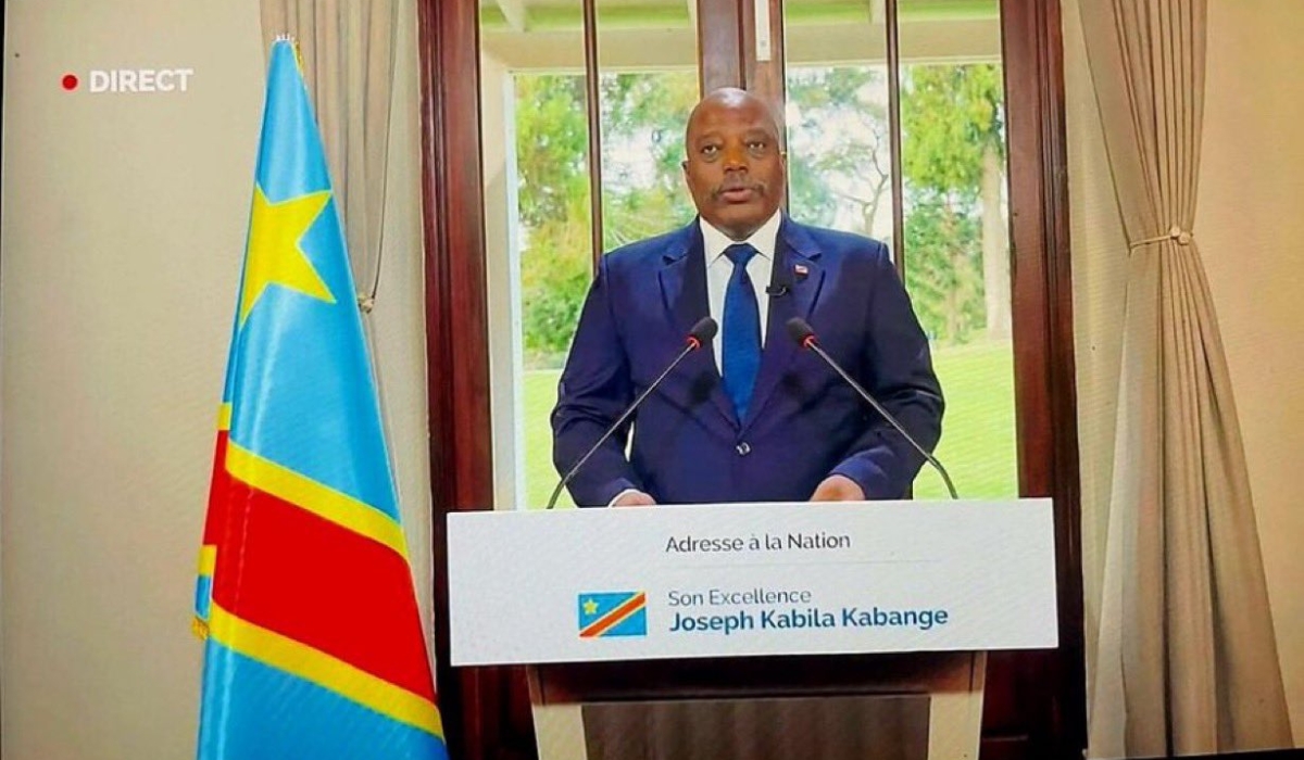 Joseph Kabila, who led the Democratic Republic of Congo (DR Congo) from 2001 to 2019 and was once a close ally of current President Félix Tshisekedi.