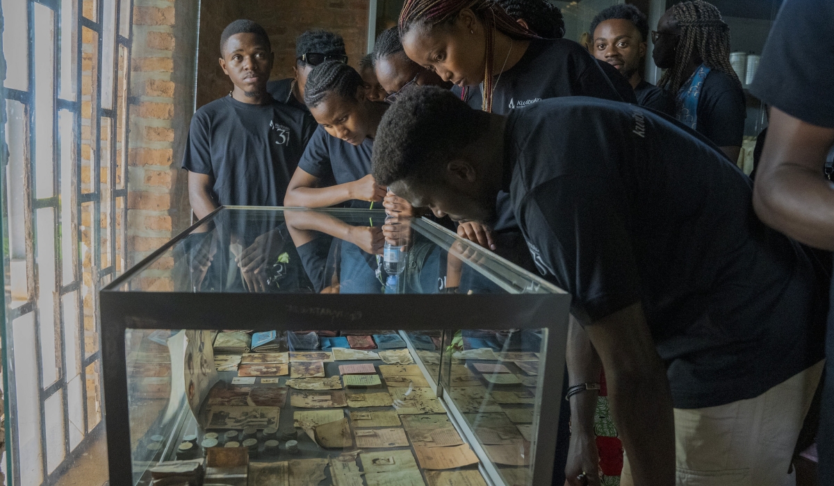 Mastercard Foundation Scholars Program at the University of Rwanda commemorated the 1994 Genocide Against the Tutsi (Kwibuka31) with a visit to the Ntarama Genocide Memorial in Bugesera District on Tuesday, May 27. The visit deepened the Scholars’ understanding of Rwanda’s tragic history. Photo by Craish Bahizi