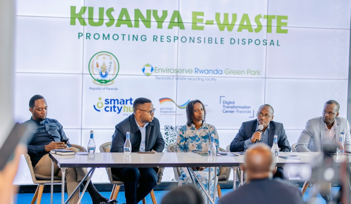 KUSANYA E-Waste campaign aims to promote safe and sustainable electronic waste collection and disposal across Rwanda. Courtesy