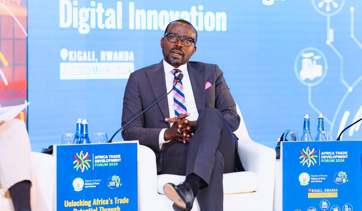 Prudence Sebahizi, the Minister of Trade and Industry during a past meeting. File