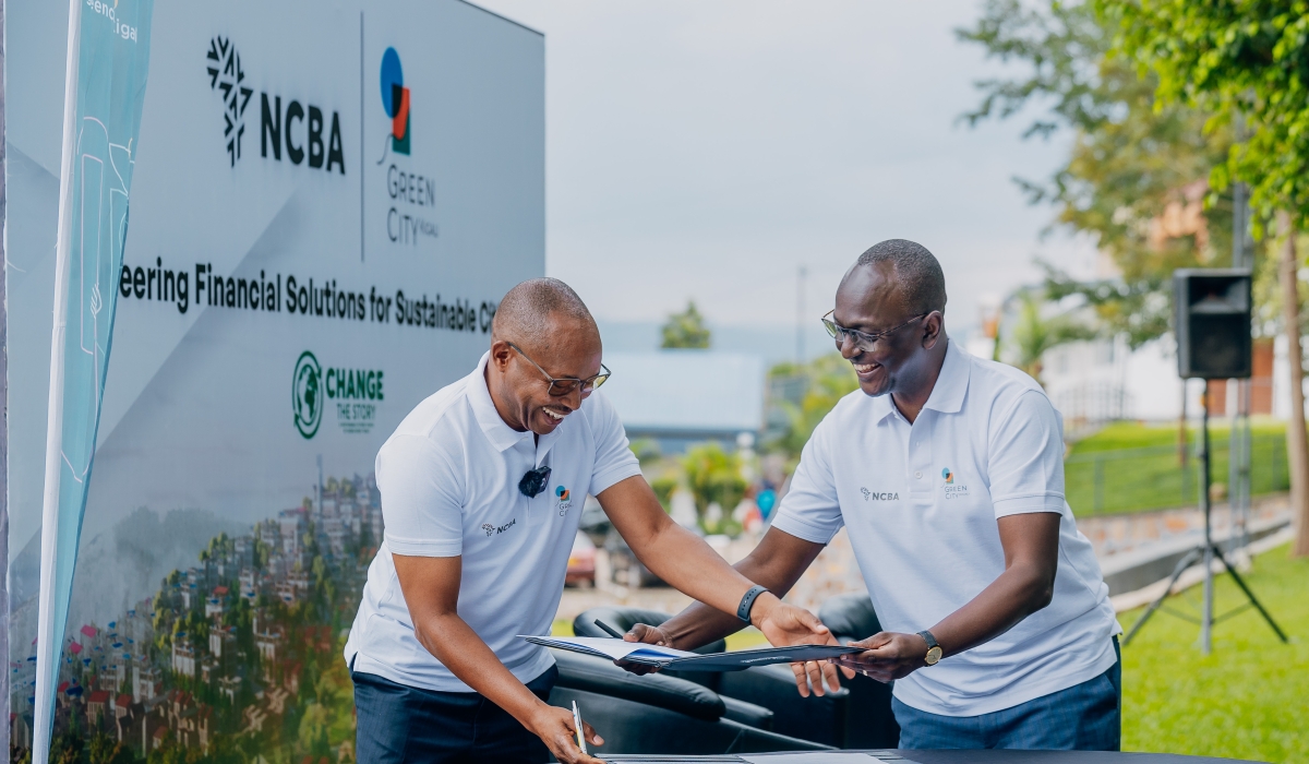 NCBA Bank Rwanda and Green City Kigali (GCK) have formed a strategic partnership to promote affordable, inclusive, and environmentally friendly homeownership. Craish Bahizi