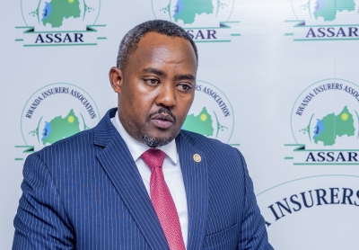 Andrew Kulayige, Chairperson of the Rwanda Association of Insurers (ASSAR), who doubles as the CEO of Britam Insurance Rwanda