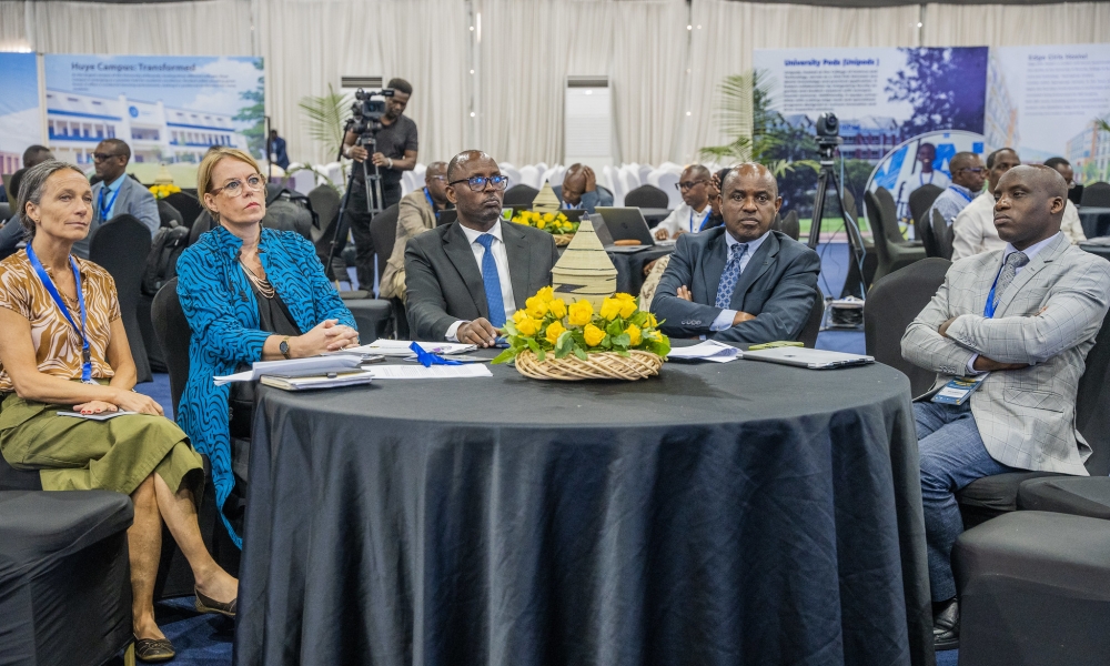 Officials follow a panel discussion at the two-day symposium, held from June 10 to 11. All photos by Craish Bahizi