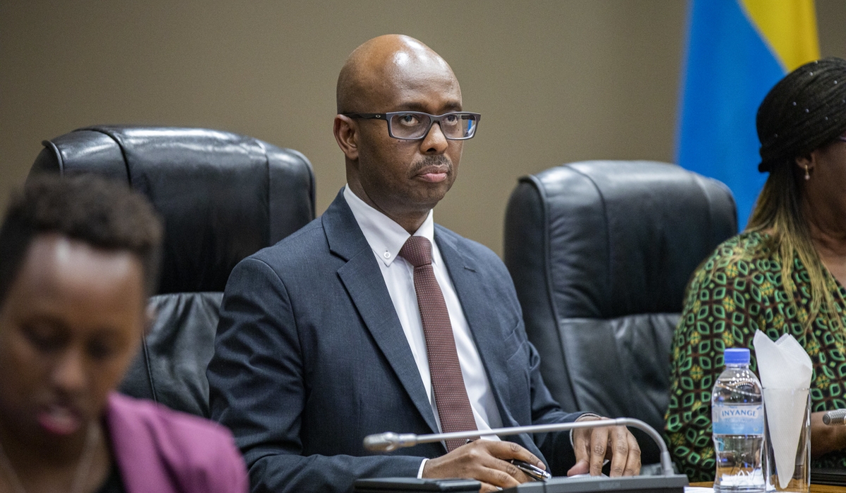 Minister Murangwa while presenting the 2025-26 budget bill to Parliament on Thursday, June 12. Craish Bahizi