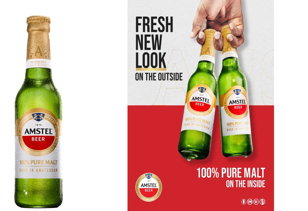 Bralirwa Plc is proud to announce the launch of the refreshed packaging for Amstel, one of Rwanda’s most beloved premium beers. Courtesy