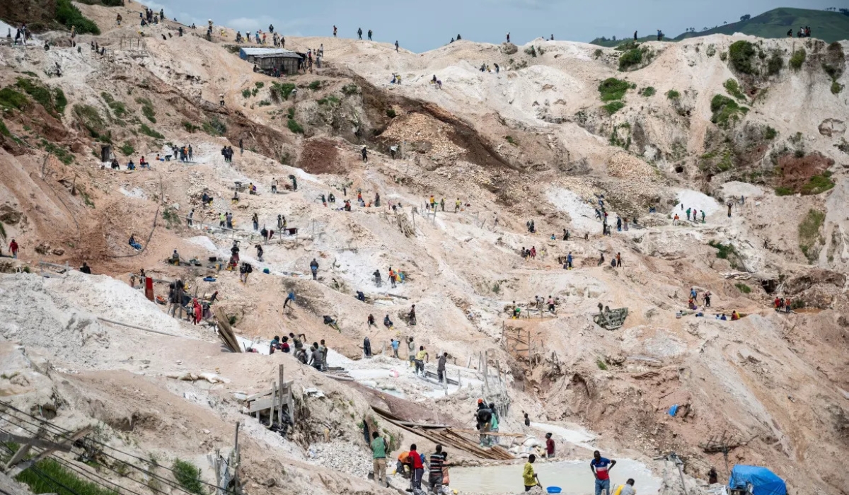 Rubaya mining site in eastern DR Congo. File