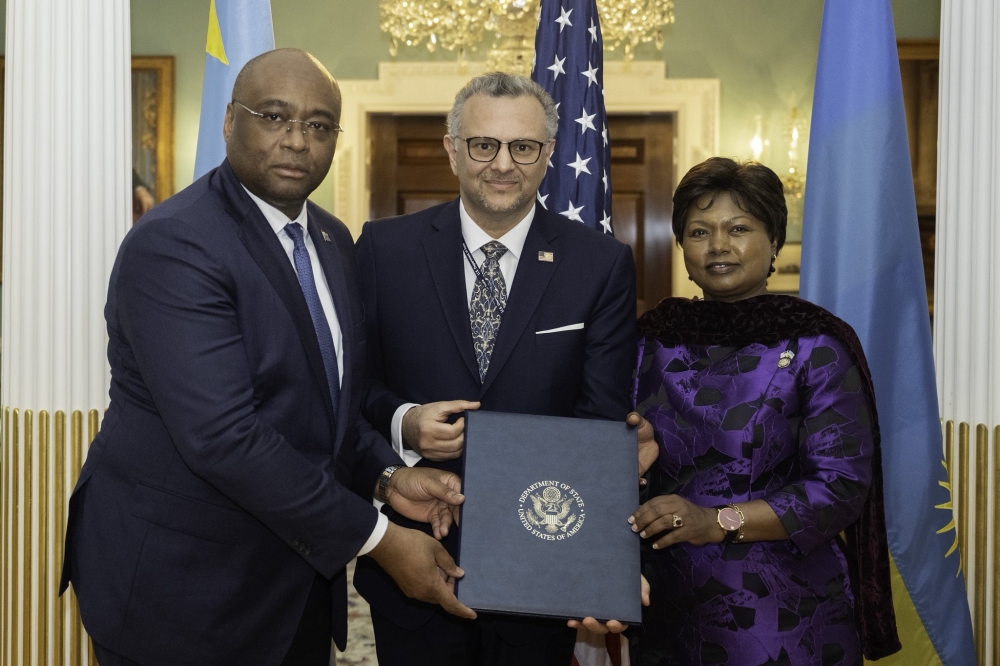 In Washington DC, Rwandan and Congolese technical teams reached the initial text of a peace agreement to be approved by foreign ministers on June 27 as part of US-mediated peace process. Courtesy