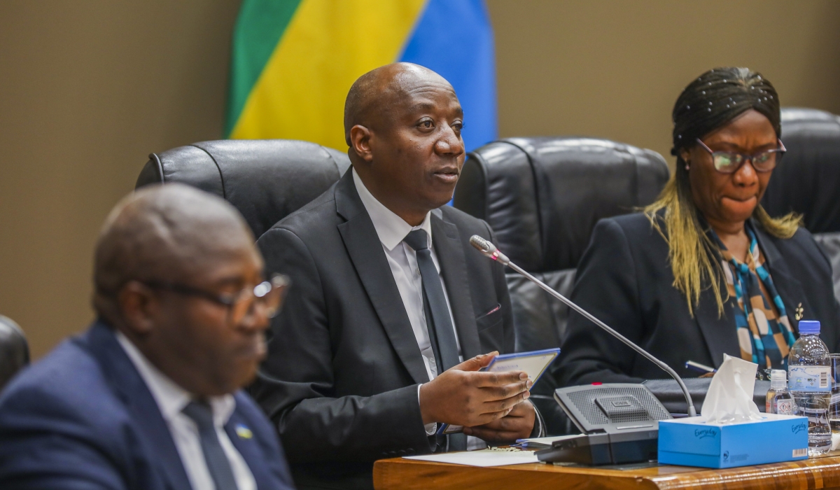 Prime Minister Edouard Ngirente addresses Parliament on the government’s actions and achievements in enhancing the living standards of Rwandans on Thursday, June 19. Ngirente emphasized that the government will continue implementing socio-economic programmes to further reduce poverty and enhance citizens&#039; welfare. Photos by Craish Bahizi