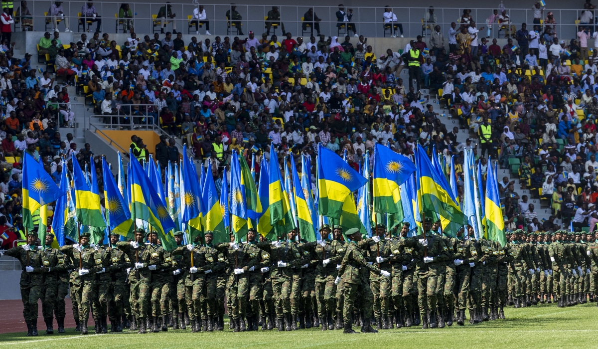 Military parade during the celebration of the Liberation Day on July 4, 2024. Dan Gatsinzi