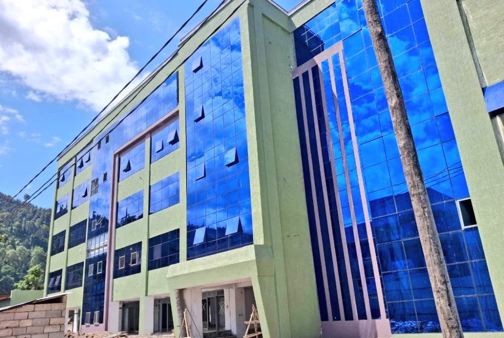 A view of the new Gisenyi market which is nearly complete.