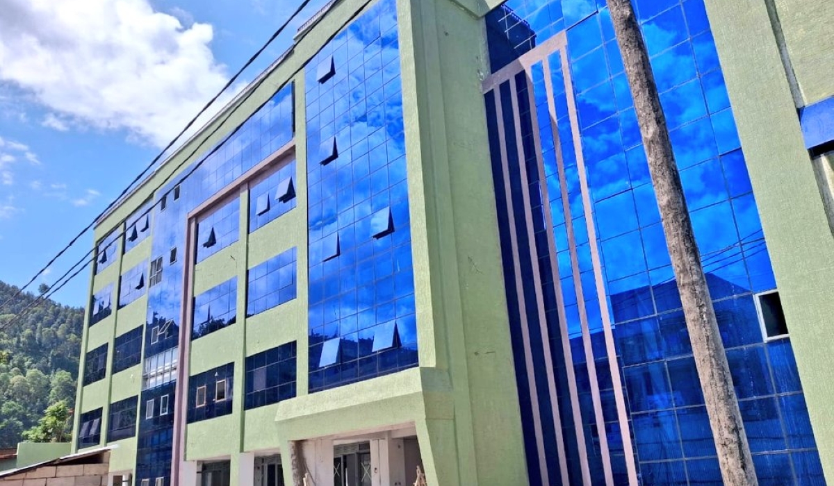 A view of the new Gisenyi market which is nearly complete.