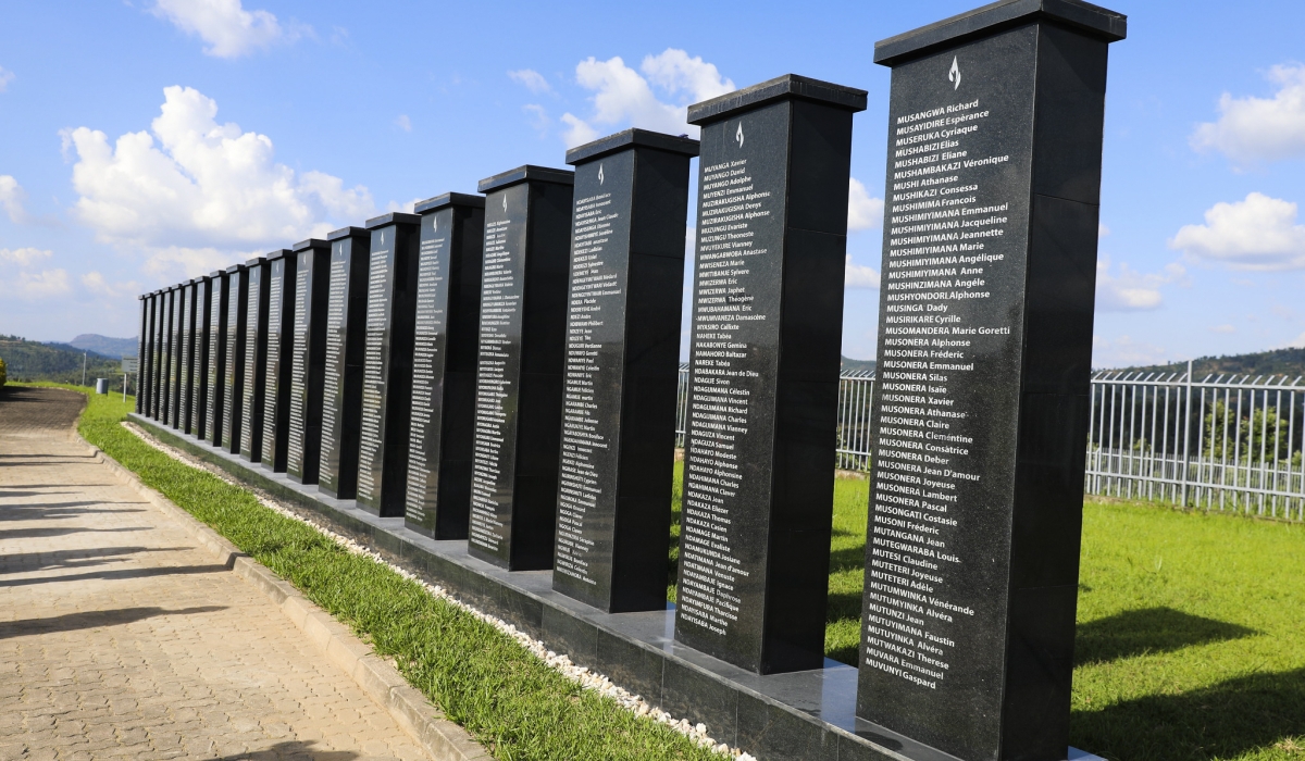 Names of victims of the Genocide against the Tutsi at Murambi Genocide Memorial in Nyamagabe District. Photo by Craish BAHIZI