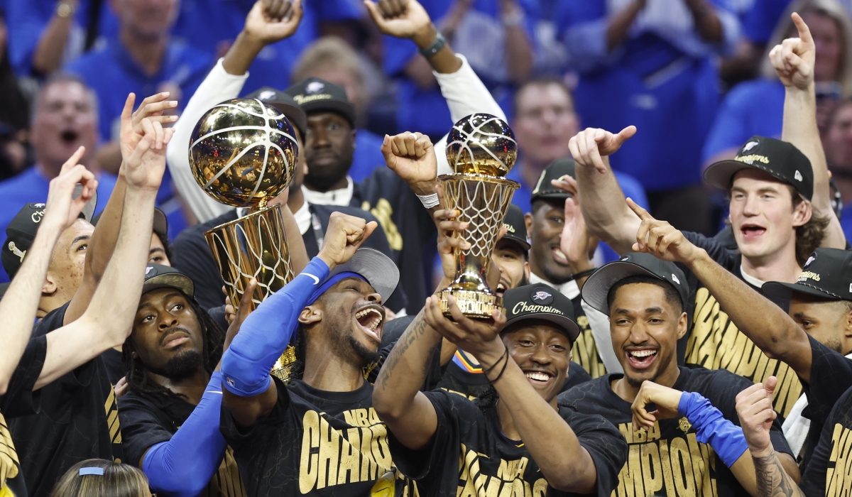 Oklahoma City Thunder won the 2025 NBA championship after 103-91 winner-take-all Game 7 victory over Indian Pacers on Monday night, June 23