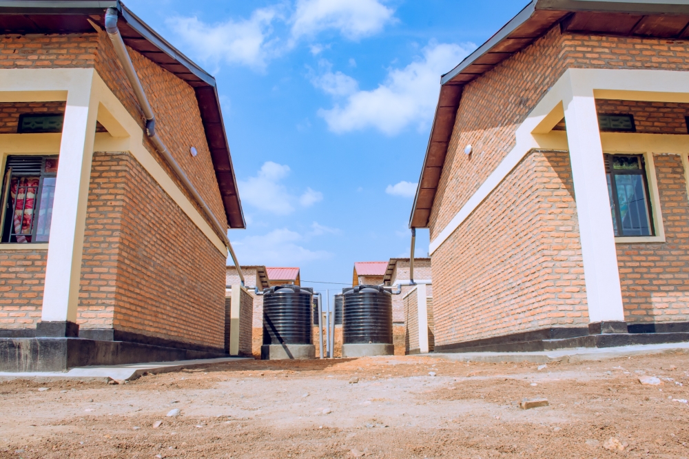 Some of the newly constructed housing units that were handed over to sixteen families in Nyagatare as apart of Kwibohora 31, on Thursday, July 3. Photos by Emmanuel Nkangura.