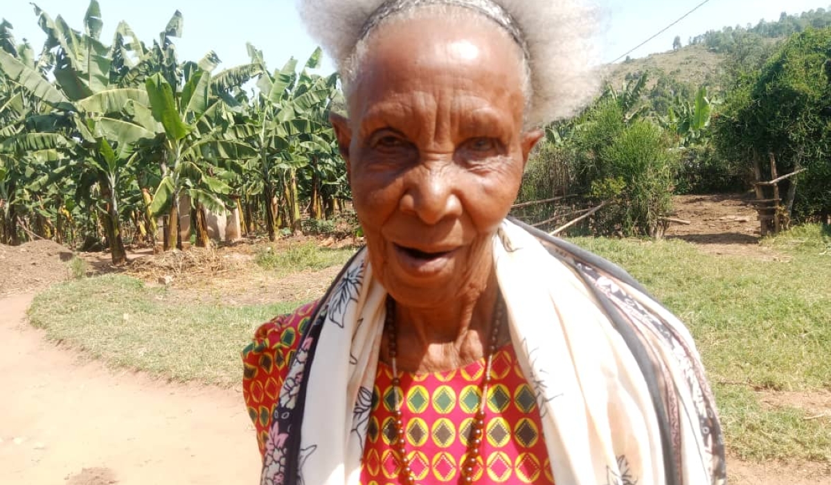 Retired Captain Elizabeth Nyiramwiza, 76, one of the few surviving female fighters, has vivid memories of the harsh terrain and intense battles the liberators endured. Photos by Emmanuel Nkangura