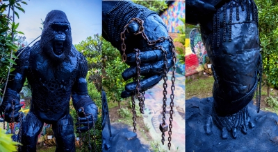 The gorilla standing with clenched fists and broken chains, is not just an artistic marvel but it’s a storyteller,  a symbol of Rwanda’s journey from devastation caused by the 1994 Genocide against the Tutsi to resilience.