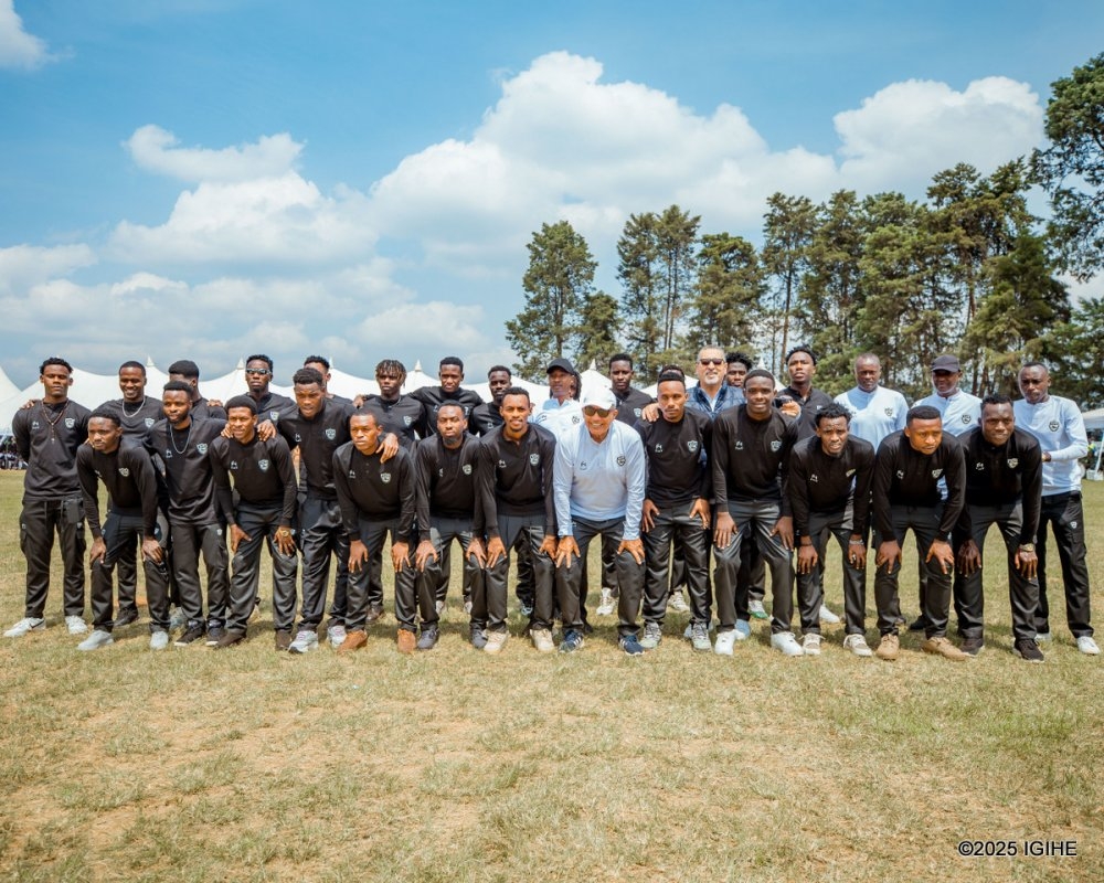 APR FC new squad for the 2025-26 season was unveiled in Mulindi, where the club hails-Photo by IGIHE