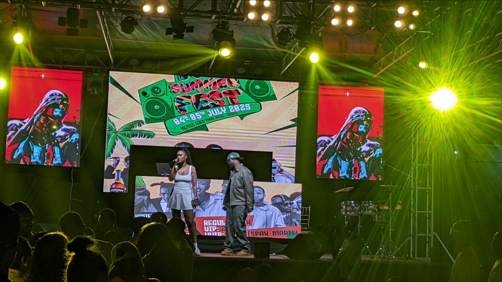 Revelers were made to leave the venue after the Ivy Summer Fest was cancelled prematurely-Photos by Germain Nsanzimana