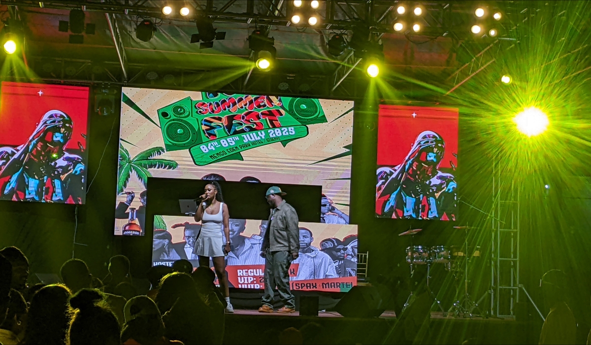 Revelers were made to leave the venue after the Ivy Summer Fest was cancelled prematurely-Photos by Germain Nsanzimana