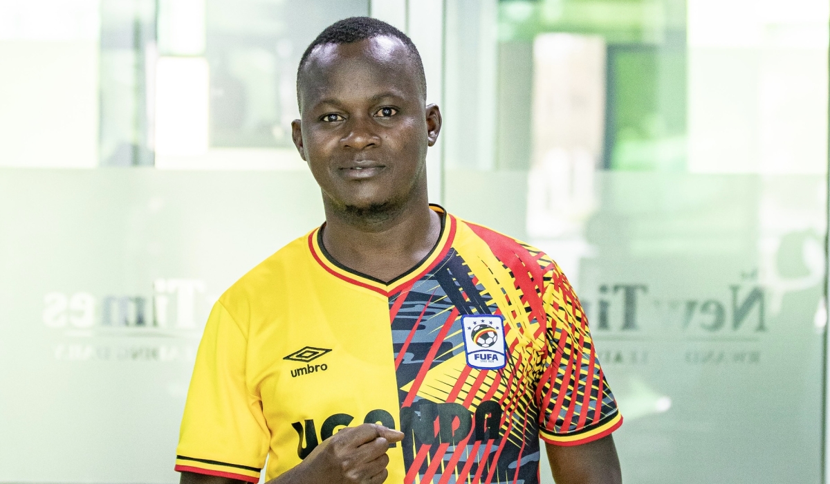 Teacher Mpamire after an interview at The New Times premises-Photo by Dan Gatsinzi
