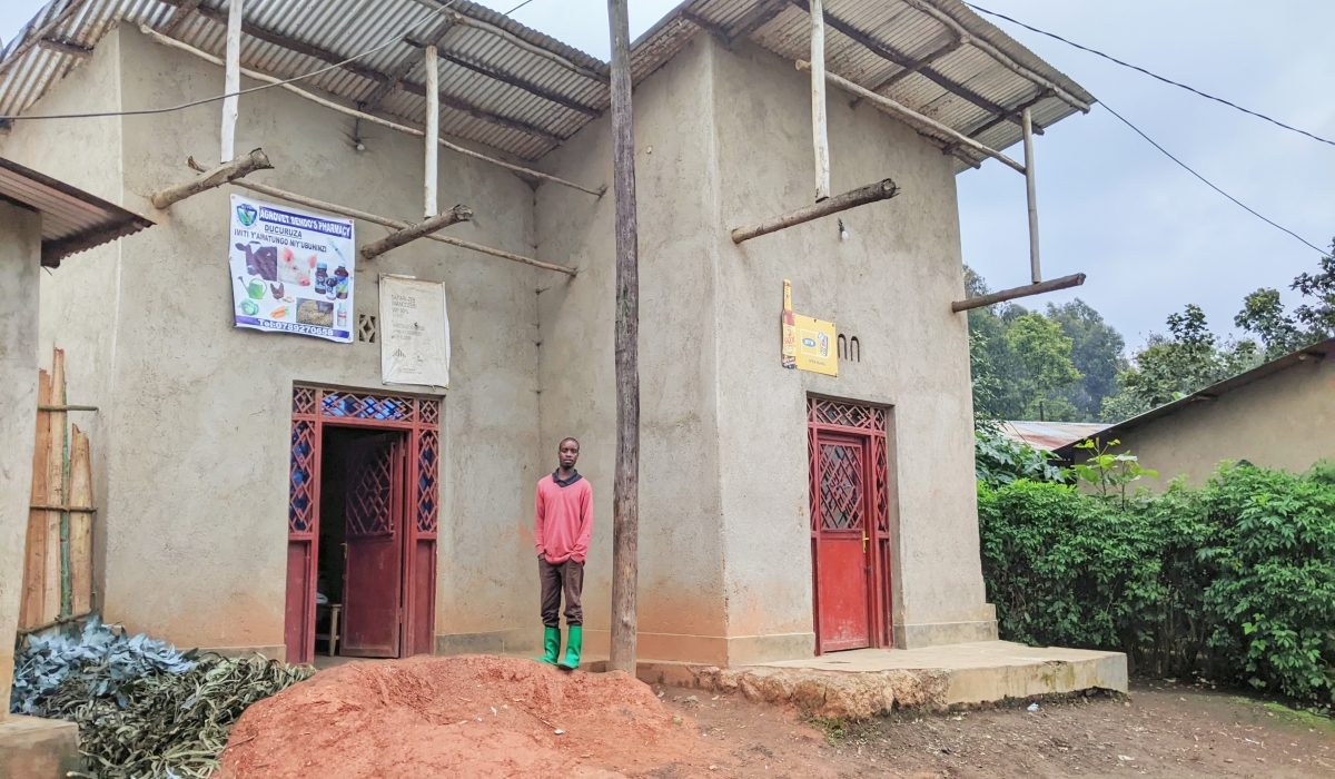 One of the houses in Kabazungu Cell, Musanze District, with a high roof and design resembles multi-story buildings. Photo by Germain Nsanzimana