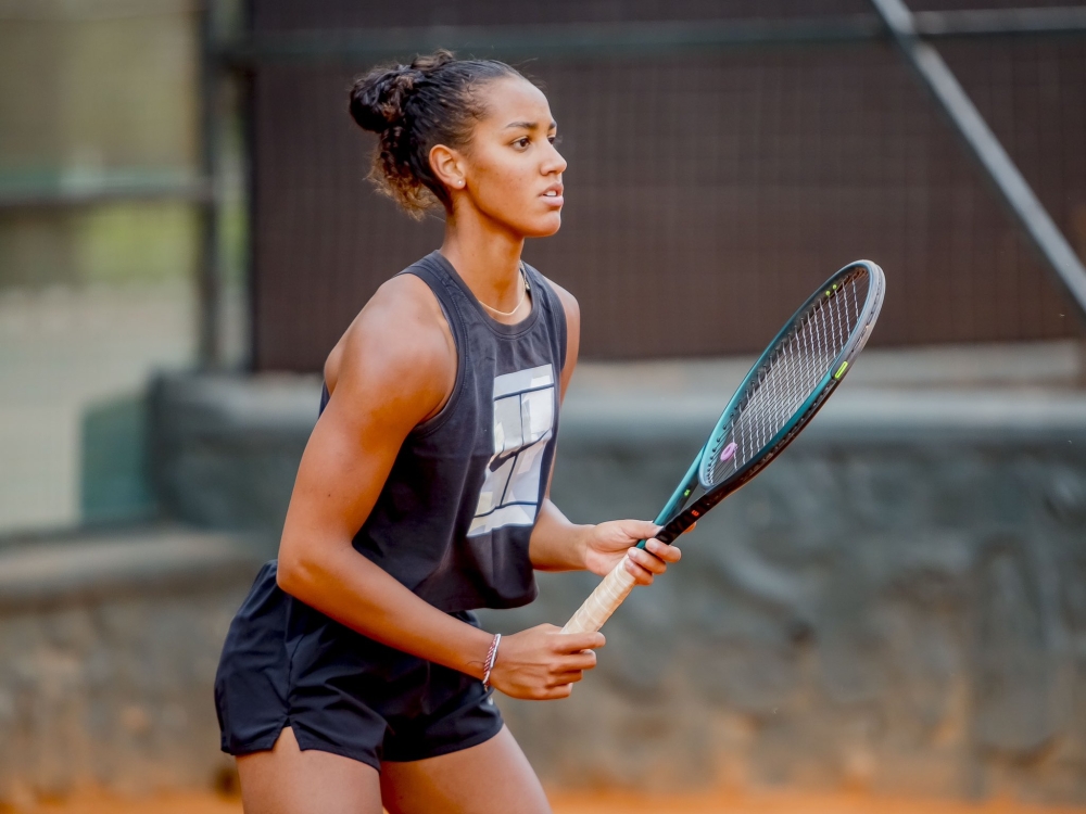 Swiss-based Rwandan tennis star Lia Kaishiki Mosimann started training with her teammates ahead of the Billie Jean King Cup Group IV due in Kigali from July 14-19-Courtesy