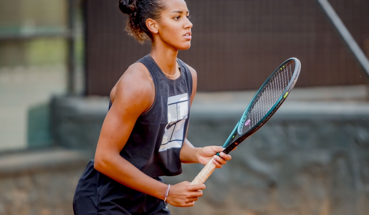 Swiss-based Rwandan tennis star Lia Kaishiki Mosimann started training with her teammates ahead of the Billie Jean King Cup Group IV due in Kigali from July 14-19-Courtesy