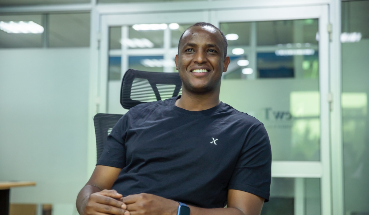 US-based Rwandan creative Murenzi Kamatari during an interview with The New Times on Friday, July 11-Photo By Willy Mucyo