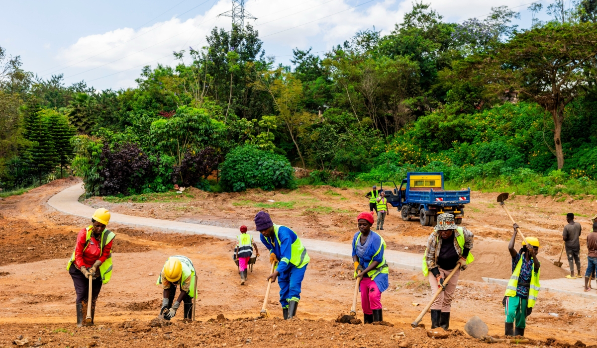 The rehabilitation work is currently underway across four major wetlands, Kibumba (68 ha), Nyabugogo (131 ha), Rugenge-Rwintare (65 ha), and Gikondo (162 ha), with progress at approximately 56 percent. Courtesy