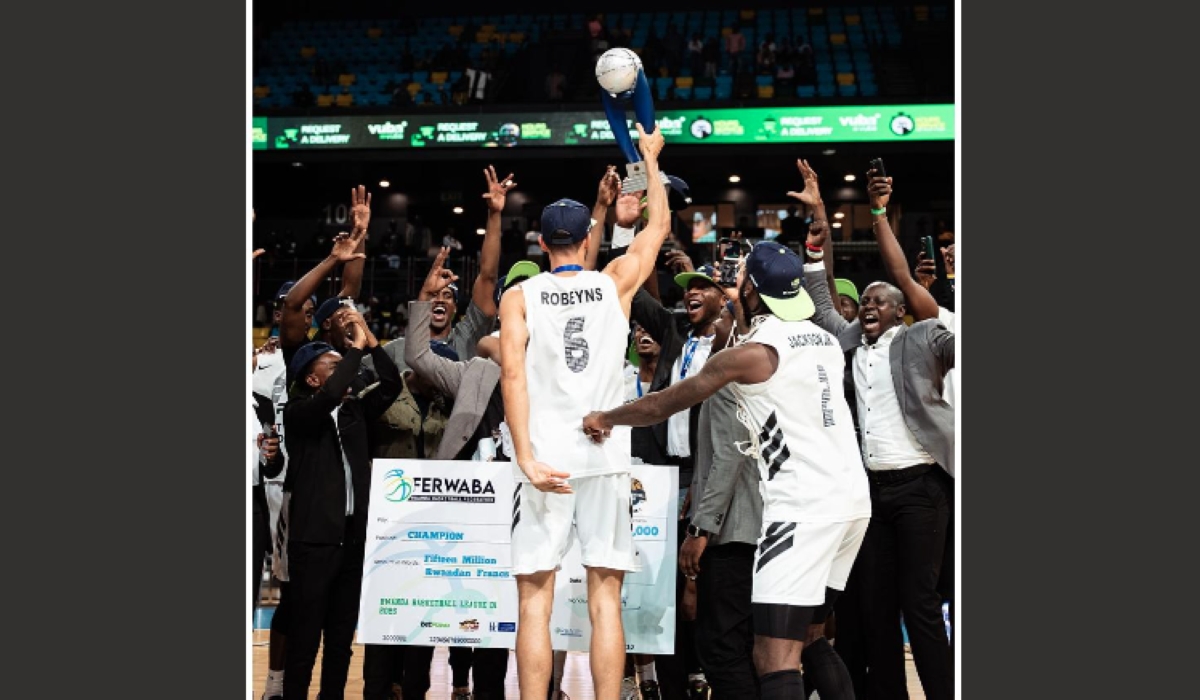 APR Basketball  Club were crowned champions of Rwanda for a record-extending 16th time since the club was founded in 1995-courtesy 