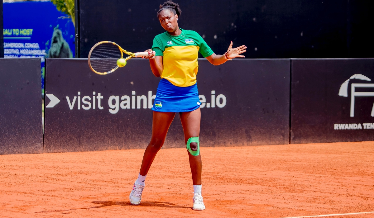 Gisele  Umumararungu helped Rwanda secure second win in Billie Jean King Cup after beating Ethiopia 3-0 on Tuesday, July 15-courtesy