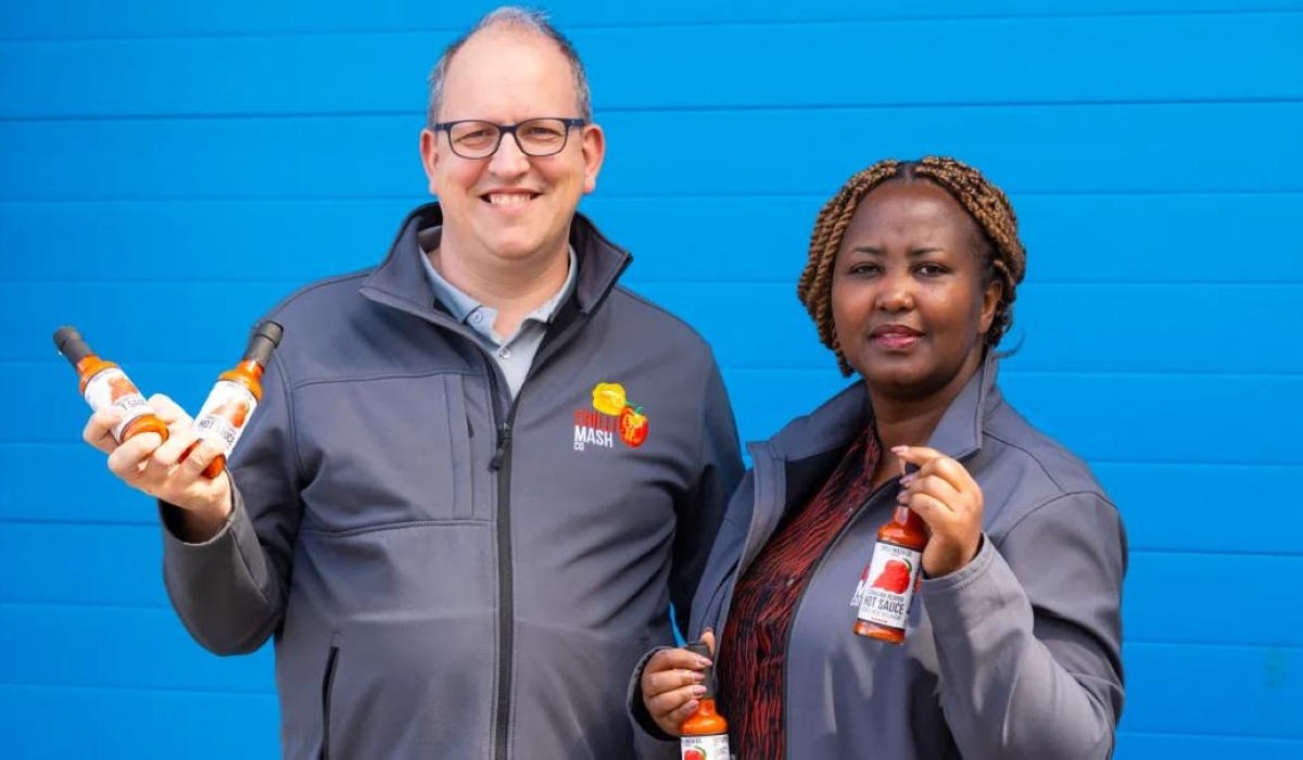 Chilli Mash co-founders Natt Boarer and Stephanie Kayirangwa met in Rwanda and have landed contracts worth £11 million over the next five years from the Belgian supermarket chain Delhaize
