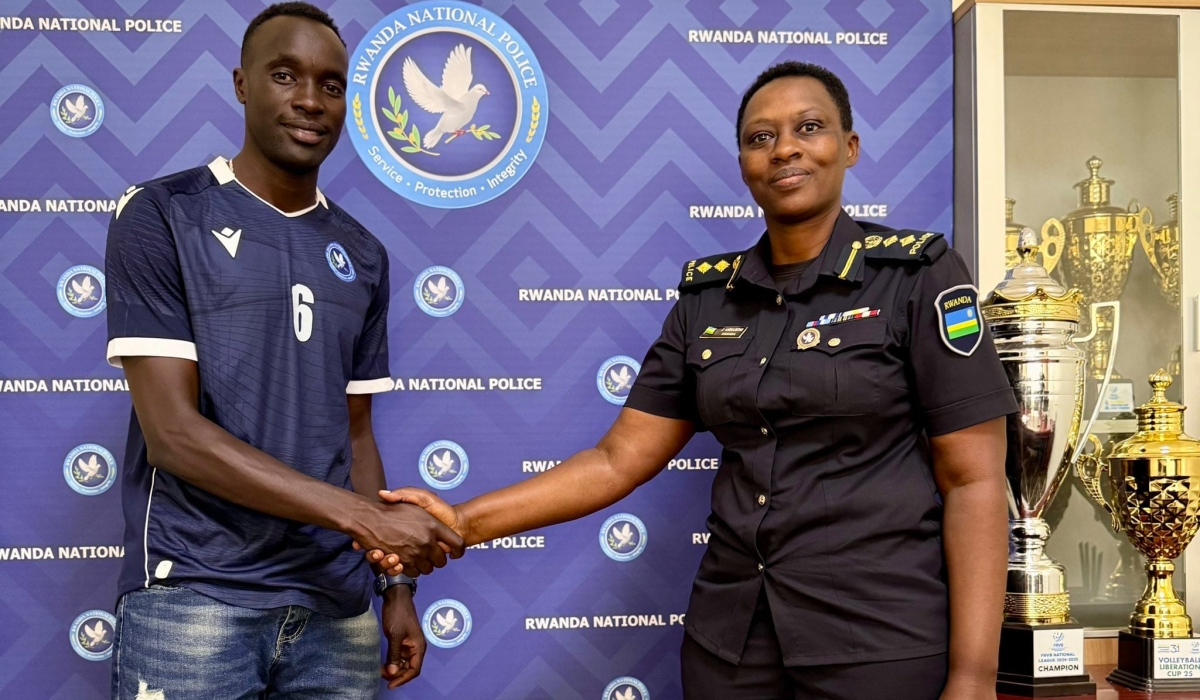 Kenyan setter Brian Kipkirui signed a two-year deal with Police VC-courtesy