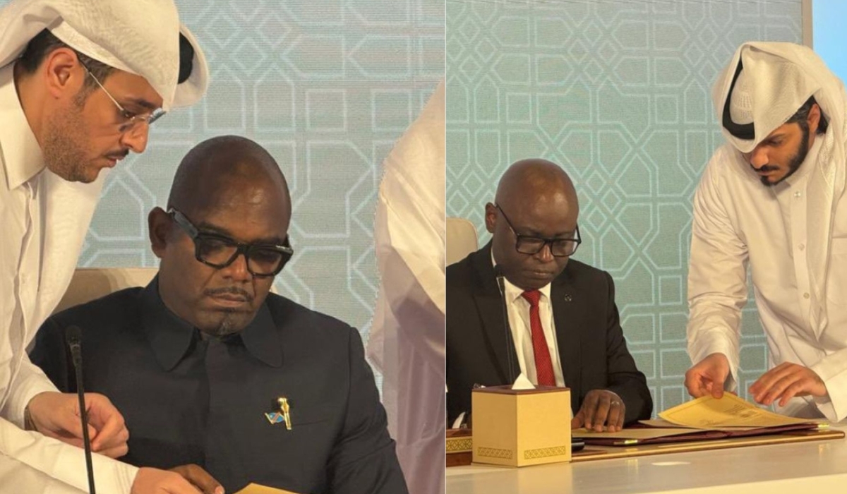 AFCM23 rebels signed the Declaration of Principles for a peace agreement, after three months of negotiations in Doha, Qatar, on Saturday, July 19