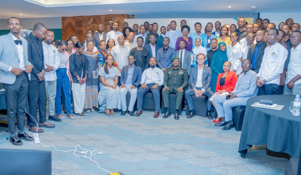 Participants pose for a group photo at the Young Leaders’ Breakfast Network Gathering on Sunday, July 20