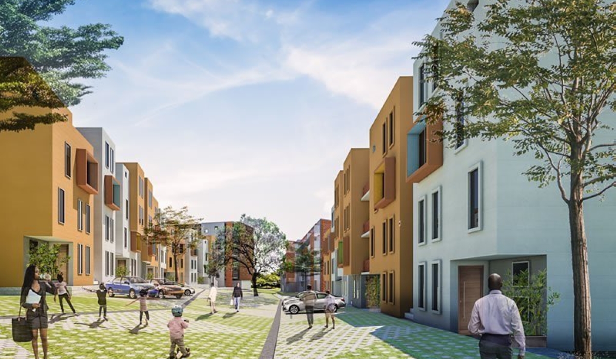 An artistic impression of Rugarama Park Estate, a planned development set to occupy 30 hectares between Nyamirambo and Rebero in Kigali. The $50 million project was expected to accommodate over 10,000 residents.