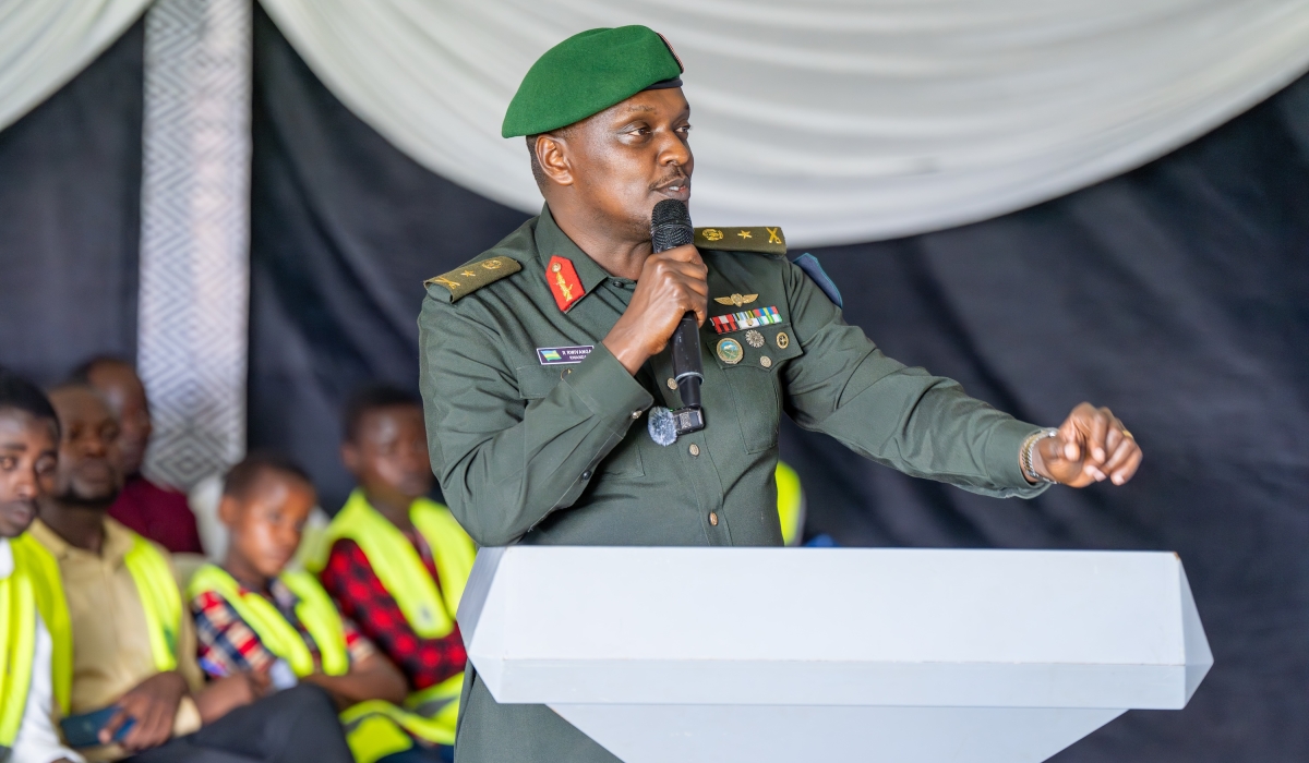 Rwandan Defence Force Spokesperson, Brig Gen Ronald Rwivanga.