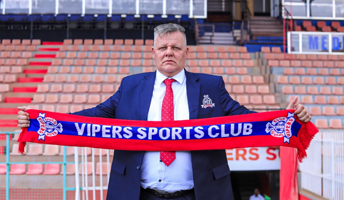 Belgian coach Ivan Minnaert, currently with Vipers SC, says he shares the club’s ambition of reaching the CAF Champions League group stage. Courtesy Photo 