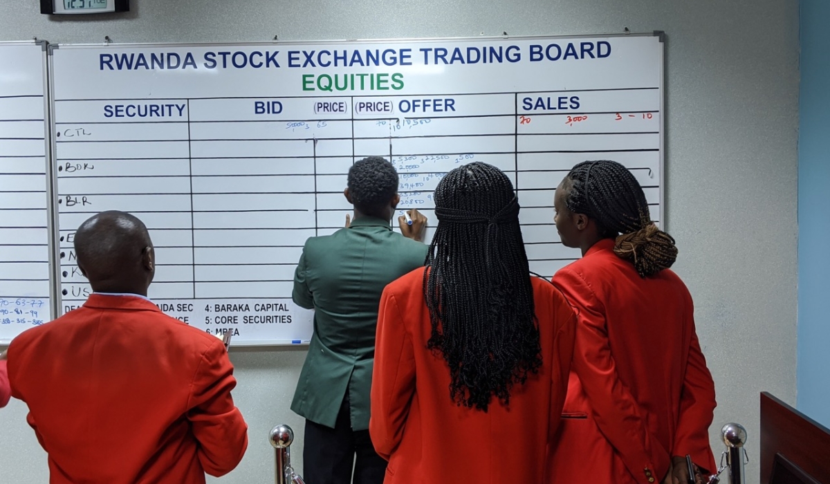 Although Rwanda’s capital market is still developing, it has shown steady growth and resilience, with more companies going public and an expanding range of financial instruments. File