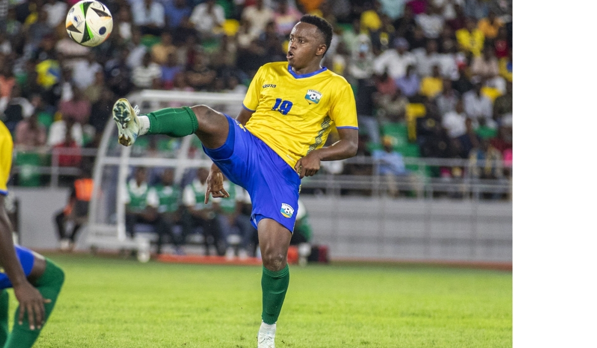 Nshuti on national team duty in a previous match.