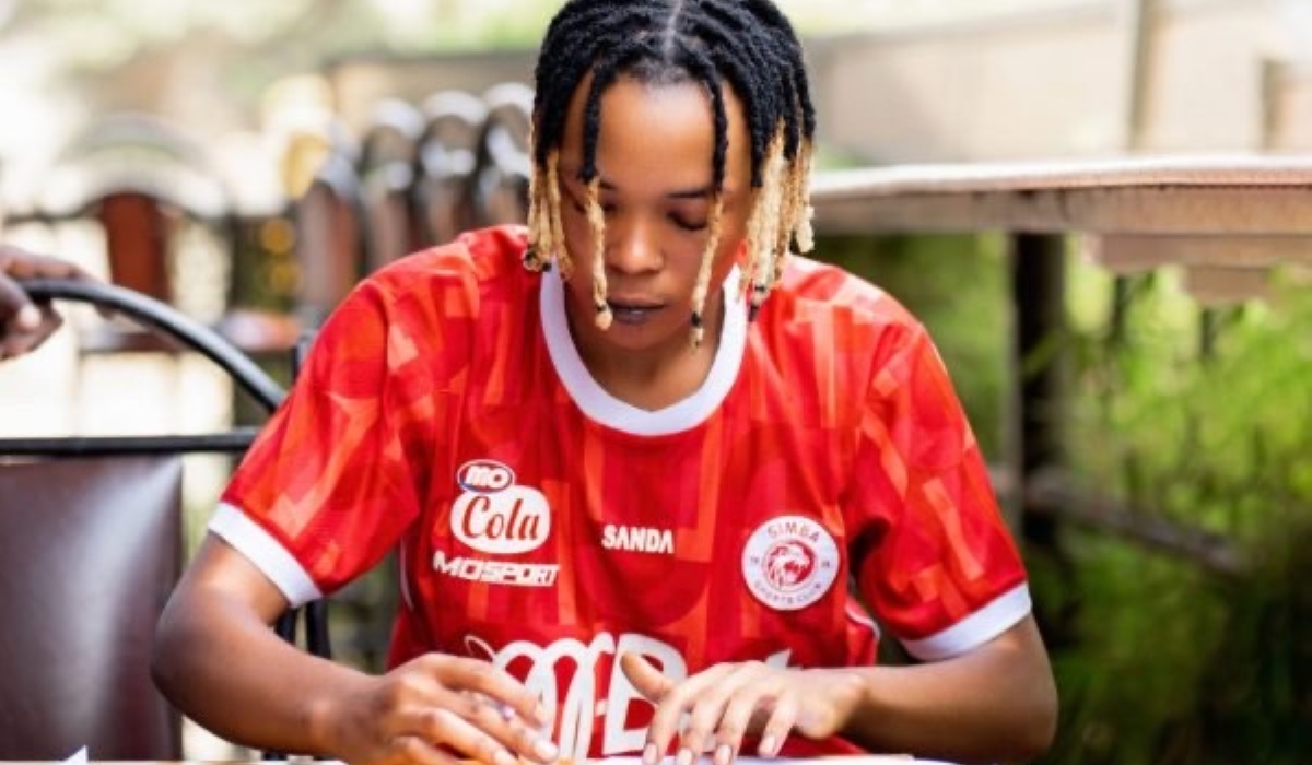 Rwandan forward Zawadi Usanase has completed her move to Tanzanian women’s top tier side Simba Queens-courtesy photos