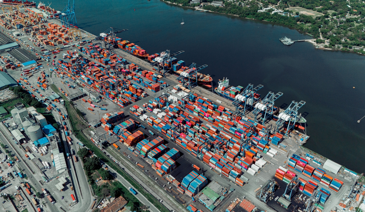 Dar es Salaam port, Tanzania&#039;s largest port. A new deal signed between Rwanda and Tanzania is expected to allow remote clearance of goods from such ports. Photo by Tz Ports Authority.