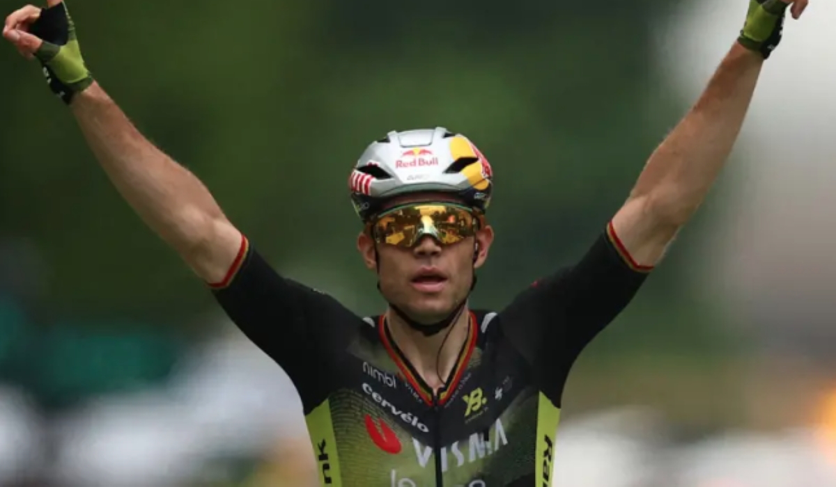 Wout van Aert now has 10 stage wins on the Tour de France
