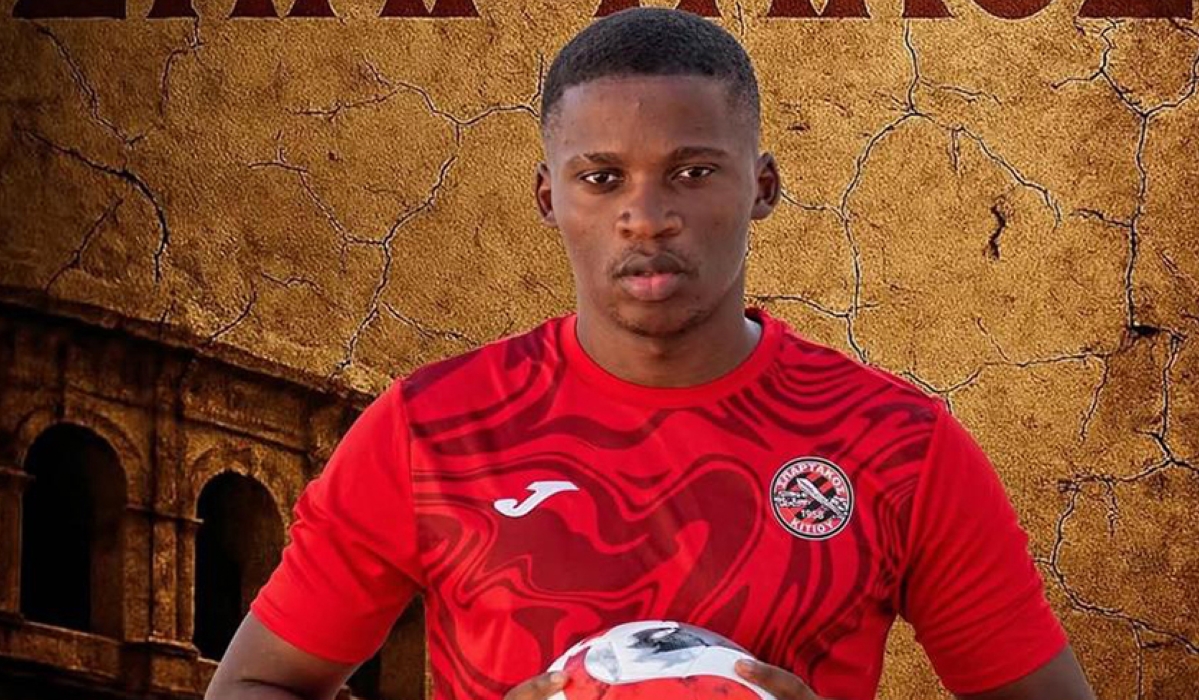 Midfielder Steve Rubanguka completed his move to Cyprus second tier side Spartakos Kitiou FC-courtesy