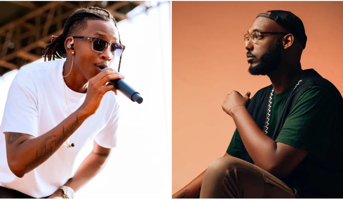 Rwandan artistes Kivumbi King (L) and Mike Kayihura have joined forces on latest joint EP "Installation" which drops on Friday, August 1-courtesy