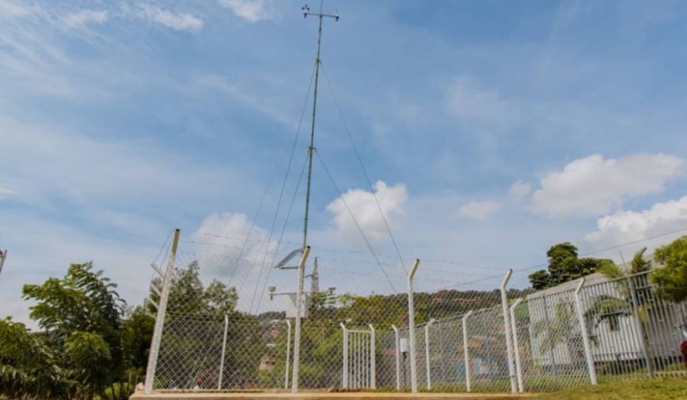 A weather station of Rwanda Meteorology Agency