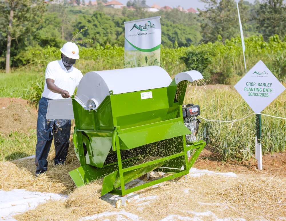 BRALIRWA supports farmers with mechanization tools to boost yields and improve livelihoods.